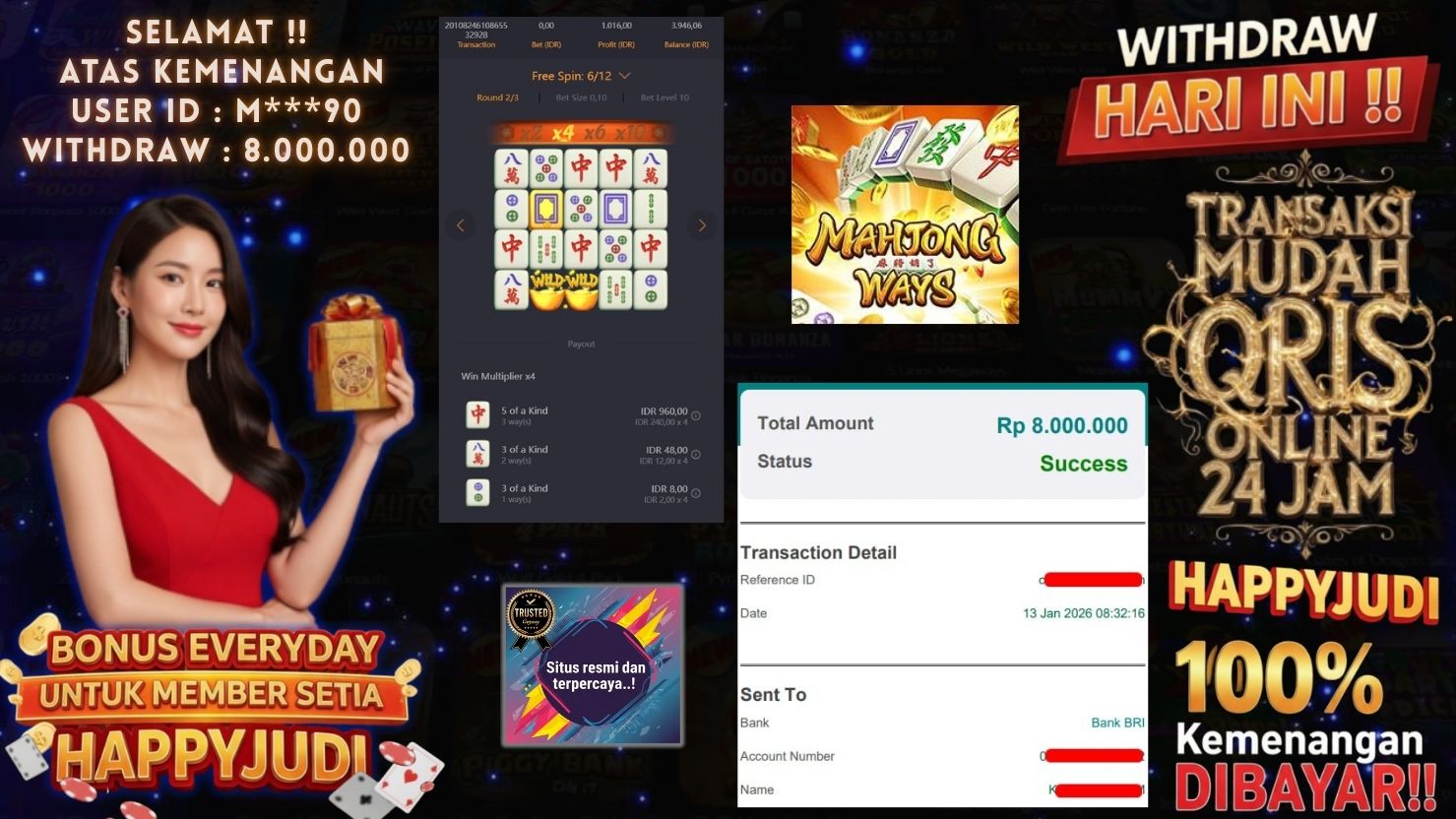 HAPPYJUDI JACKPOT SLOT MAHJONG WAYS